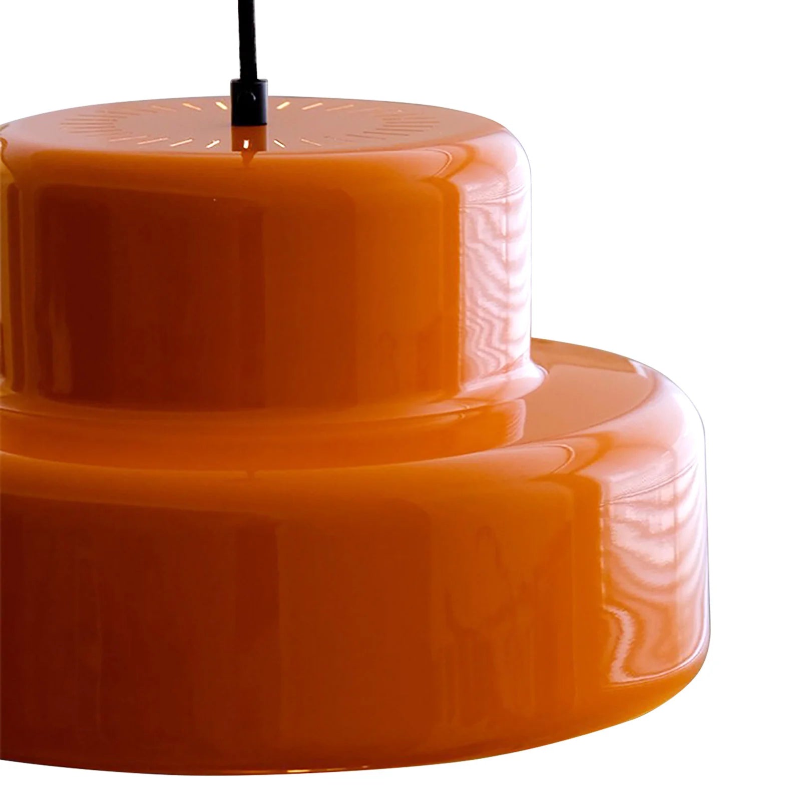 AuroraOrbit Orange Bauhaus Pendelleuchte für Esszimmer | Lersk