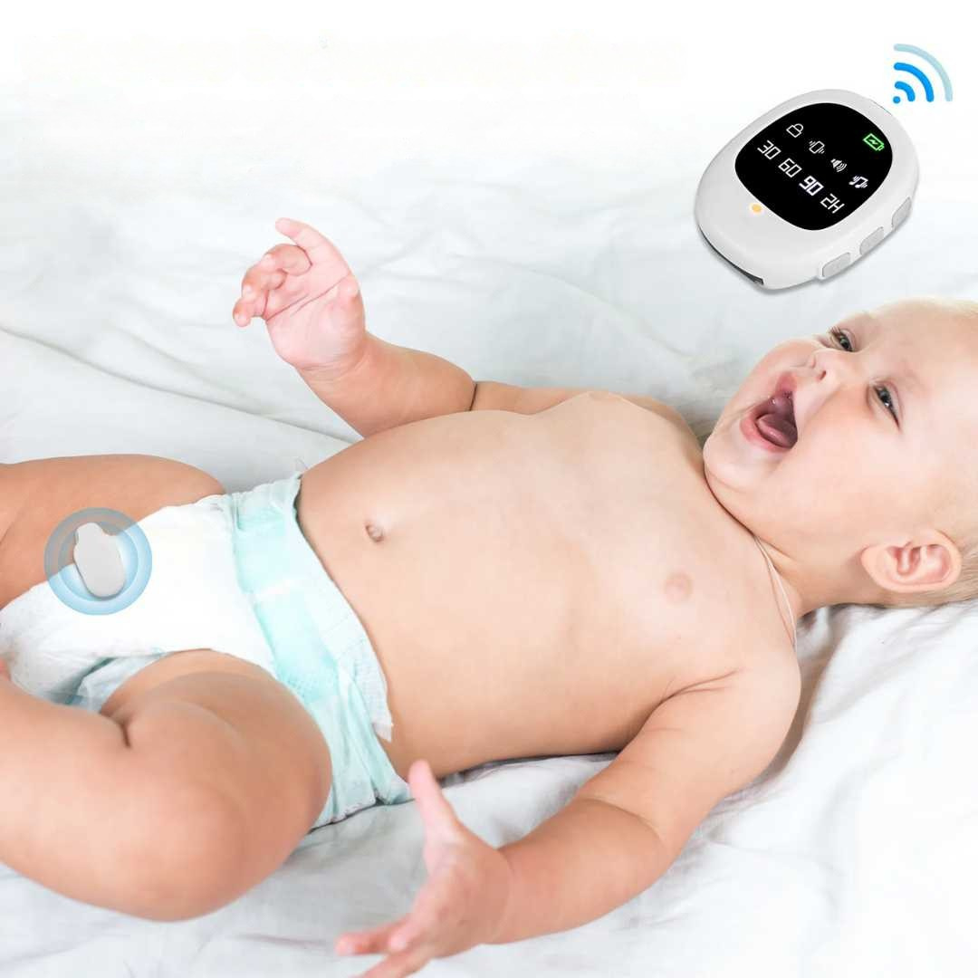 Allarme per Enuresi Notturna per Bambini con Sensore a Vibrazione Sensore Wireless da Clip per Pipì | Lersk
