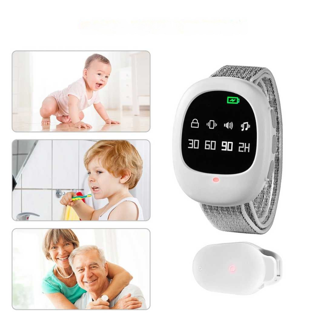 Allarme per Enuresi Notturna per Bambini con Sensore a Vibrazione Sensore Wireless da Clip per Pipì | Lersk