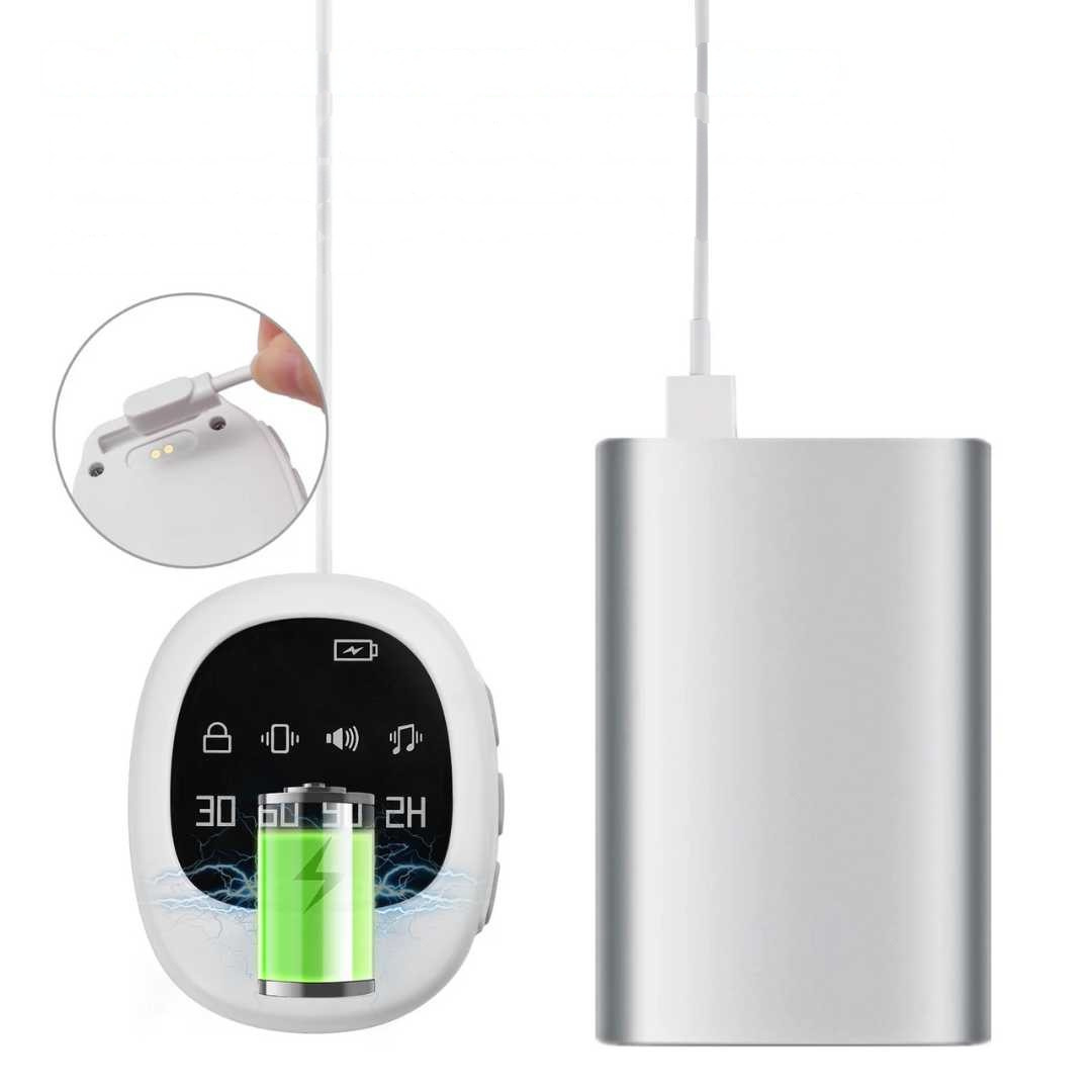 Allarme per Enuresi Notturna per Bambini con Sensore a Vibrazione Sensore Wireless da Clip per Pipì | Lersk