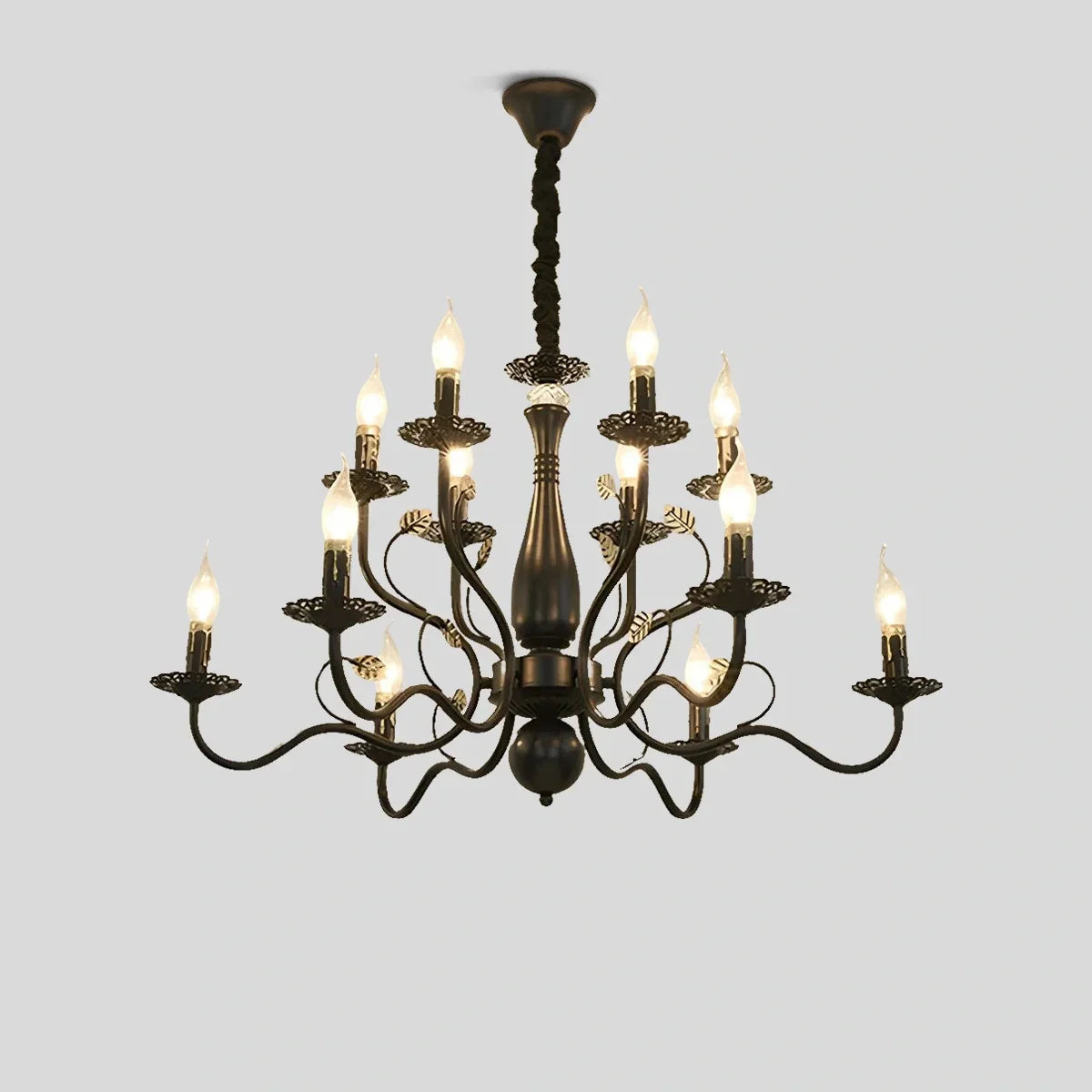 Candelabro de vela de doble capa para comedor | Lersk