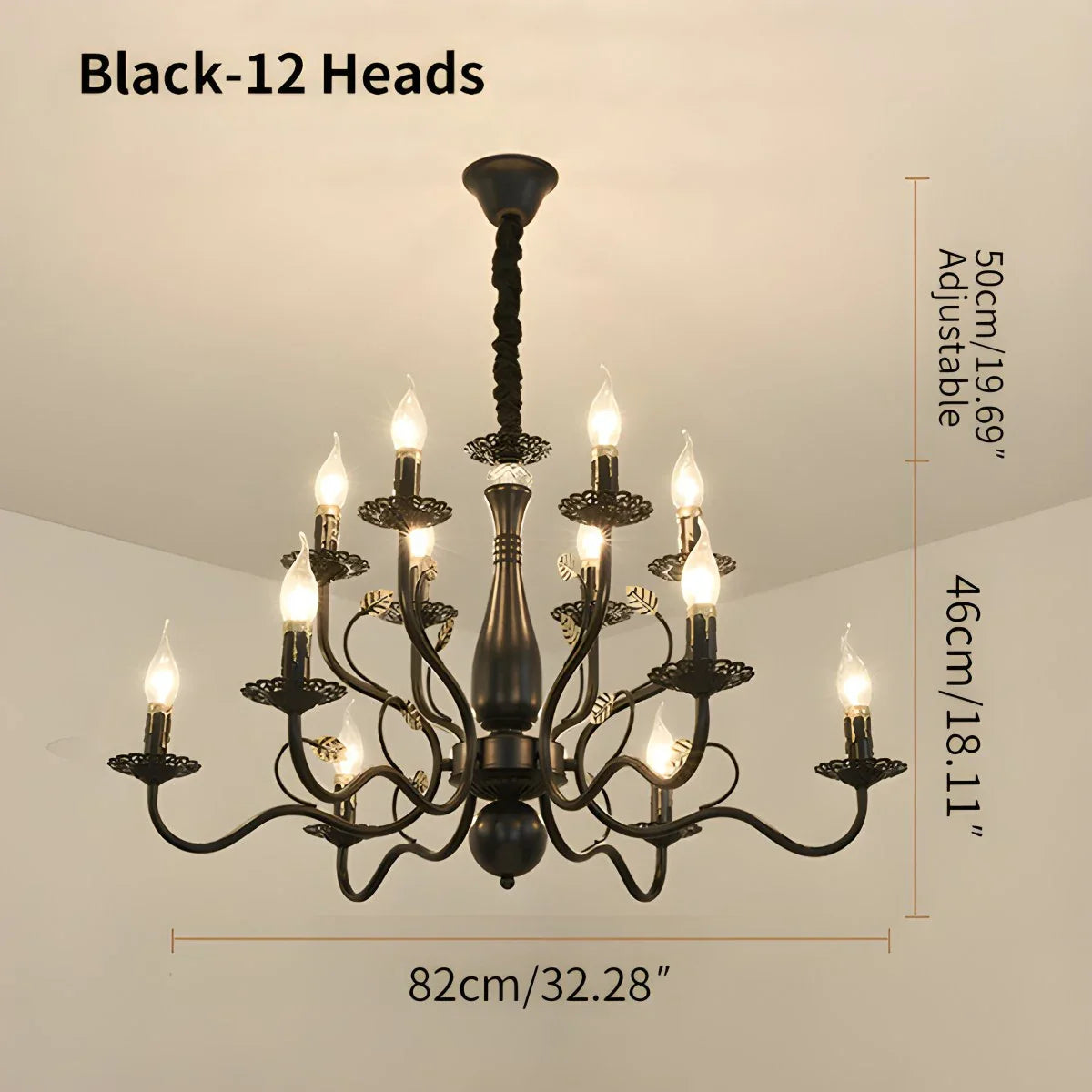 Candelabro de vela de doble capa para comedor | Lersk