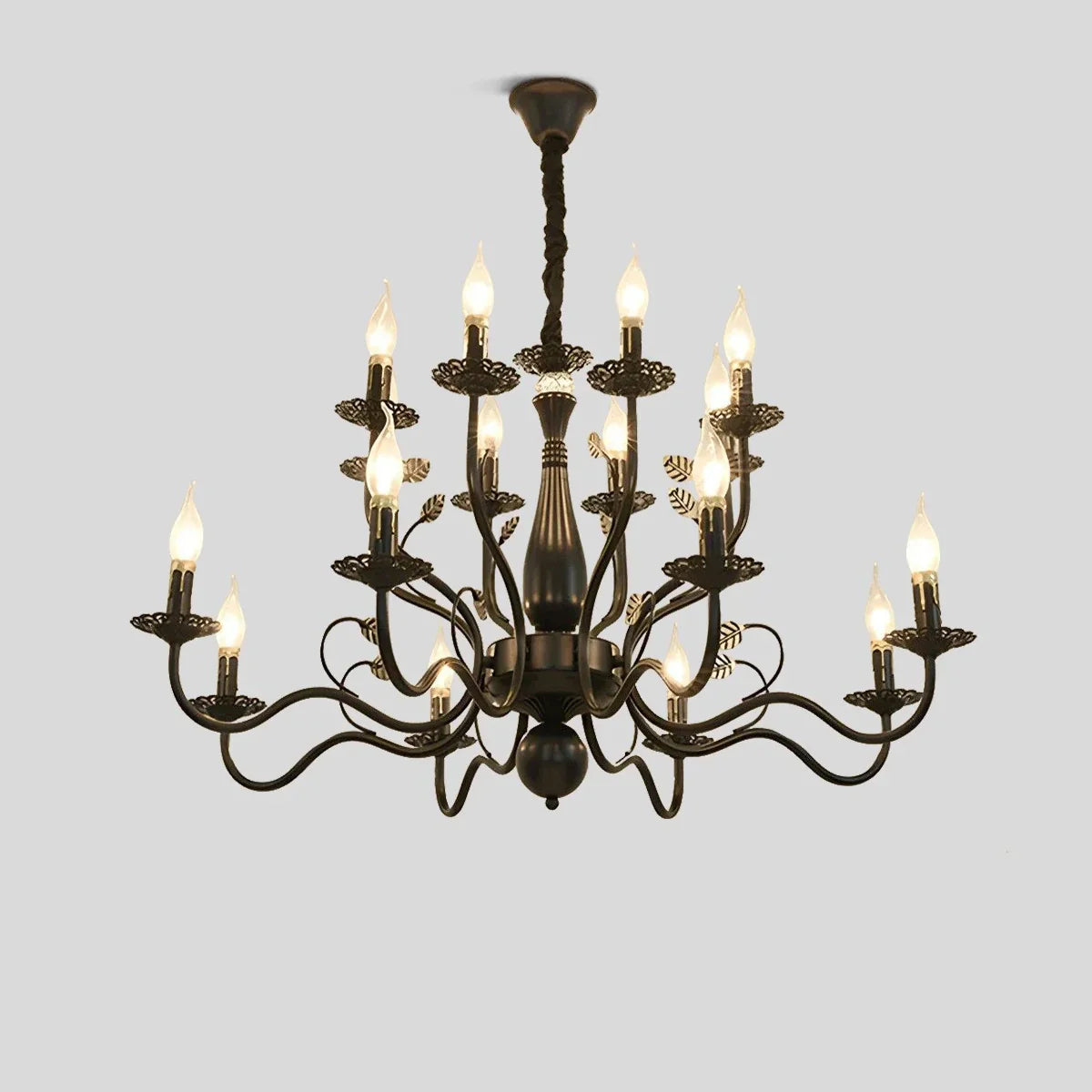 Candelabro de vela de doble capa para comedor | Lersk