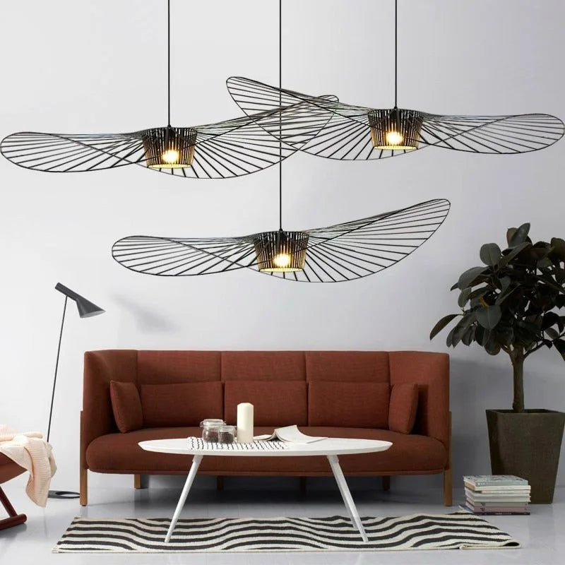 AureaShade Black Hat Pendant Light for Modern Interiors | Lersk