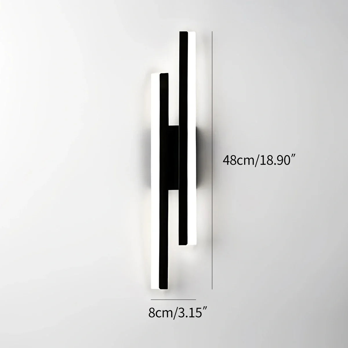 Lámpara de Pared Minimalista en Forma de H Antier Alana | Lersk
