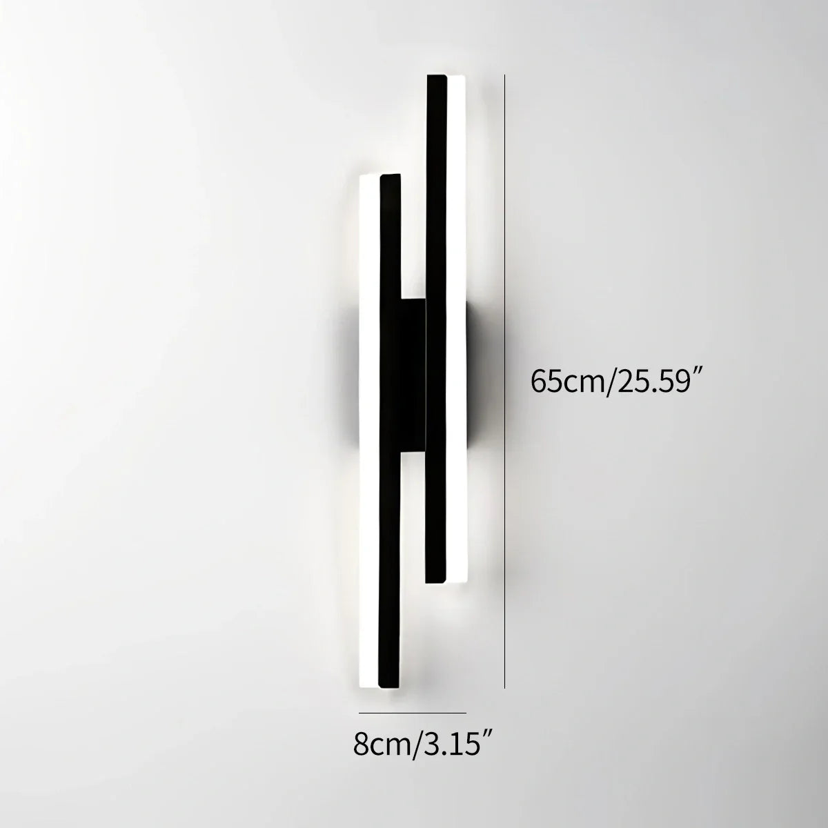 Lámpara de Pared Minimalista en Forma de H Antier Alana | Lersk
