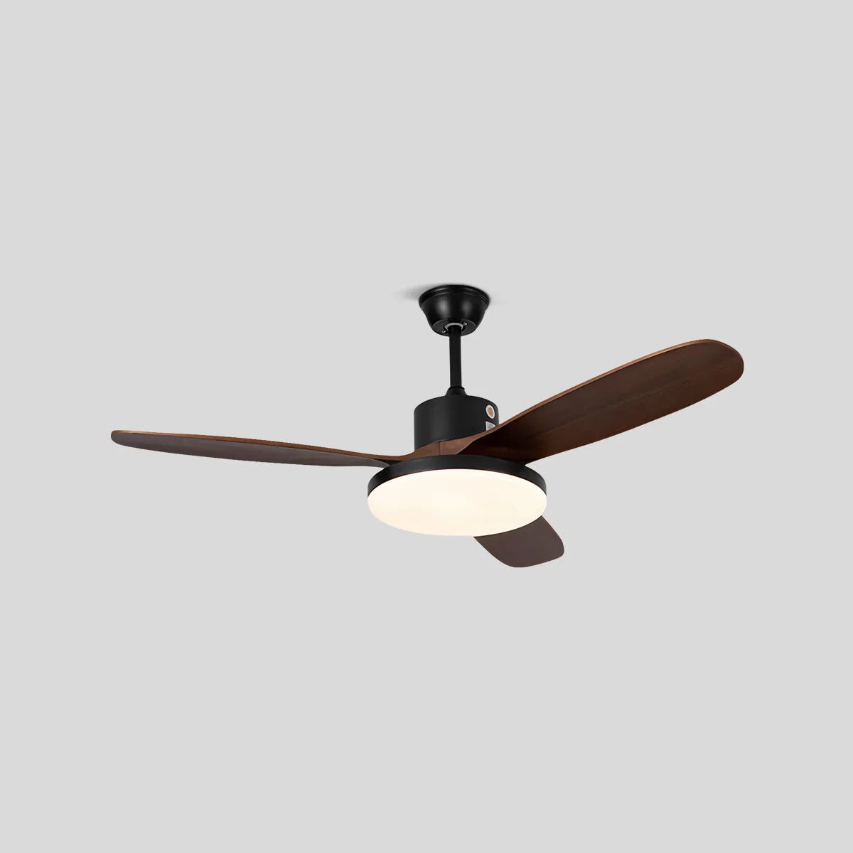 Ventilador de techo con luz y aspas de madera 3 | Lersk