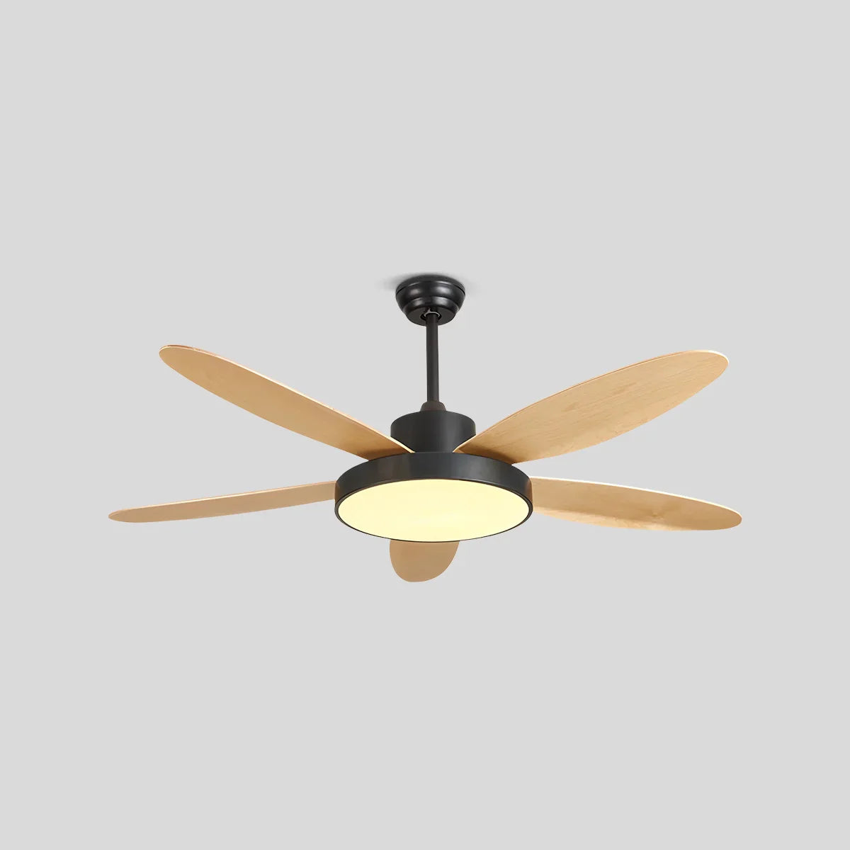 Ventilador de techo moderno de 5 aspas con lámpara para sala de estar | Lersk