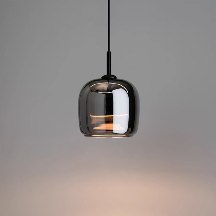 Nordic Black Glass Pendant Lamp for Kitchen Island | Lersk