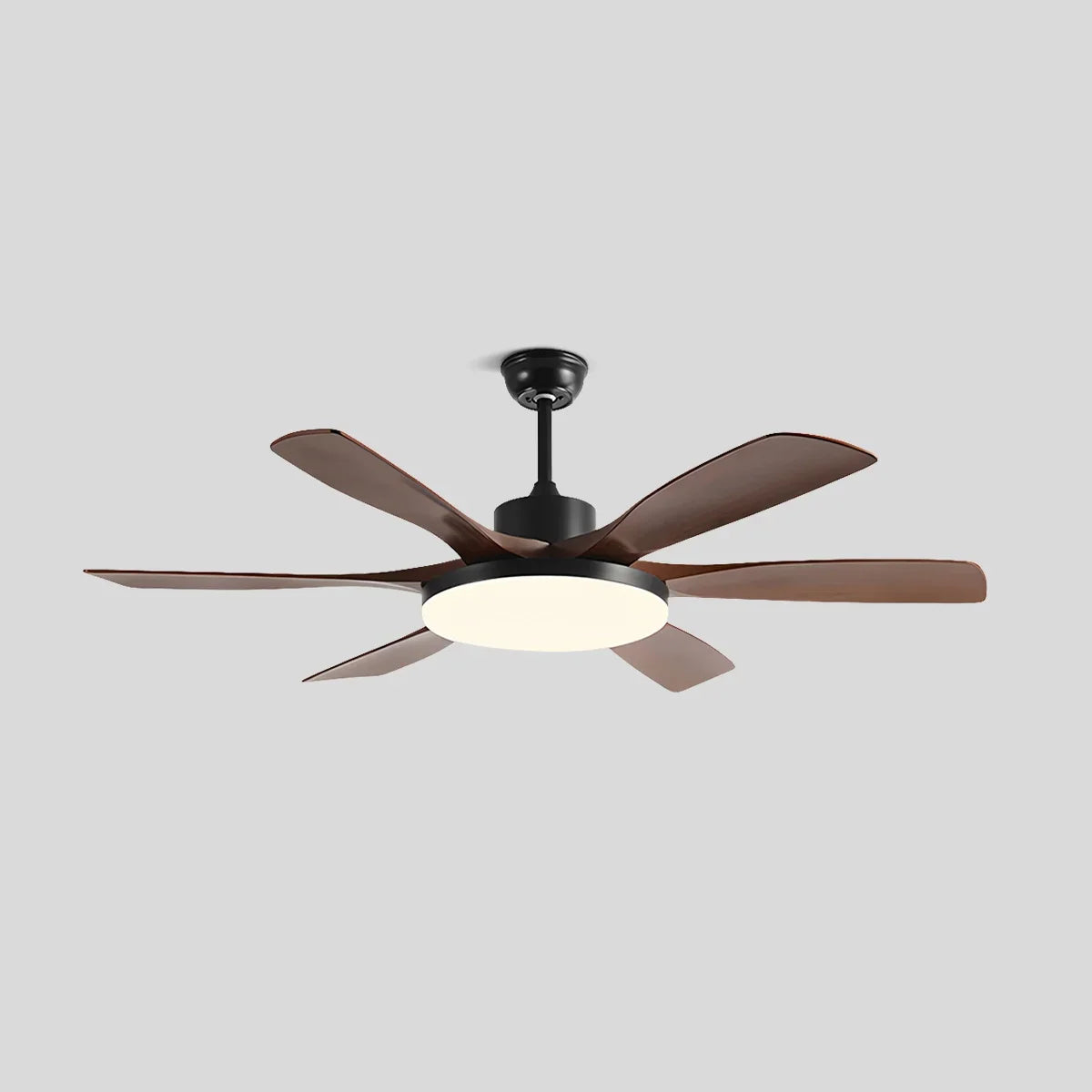 Ventilador de techo de 6 aspas para sala de estar con luz | Lersk