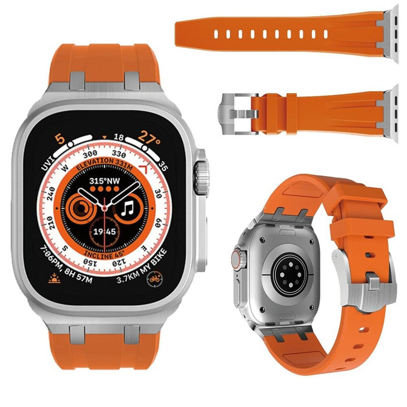 Nexal Silicone Band With Metal Head For Apple Watch | Lersk