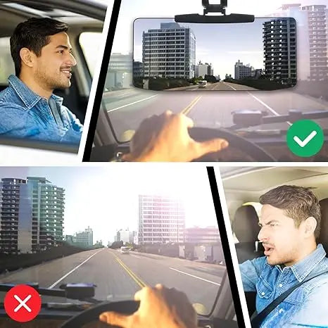 Blokátor oslnění s denním a nočním filtrem pro jasné vidění a snížení únavy očí | Lersk