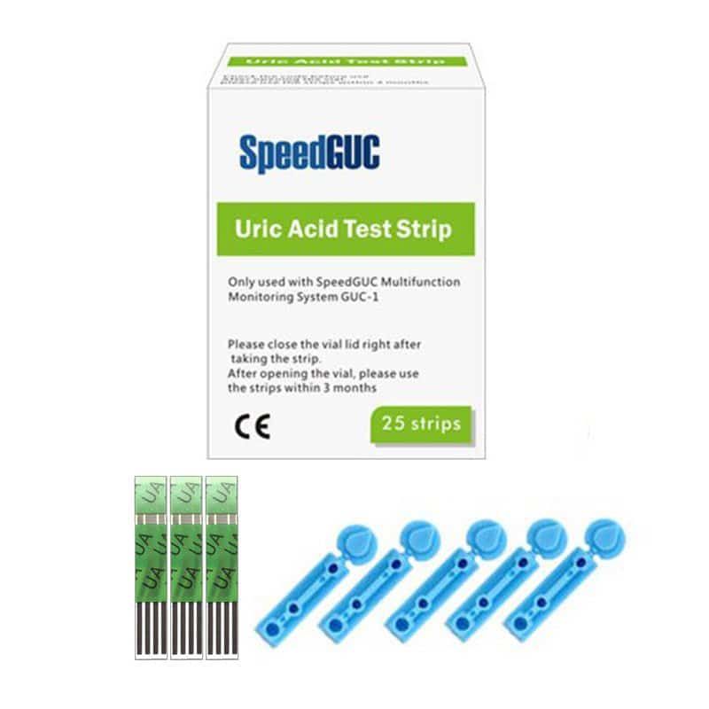 VexaBio 3in1 Cholesterol, Uric Acid and Glucose Test Strips with Lancets Bundle | Lersk