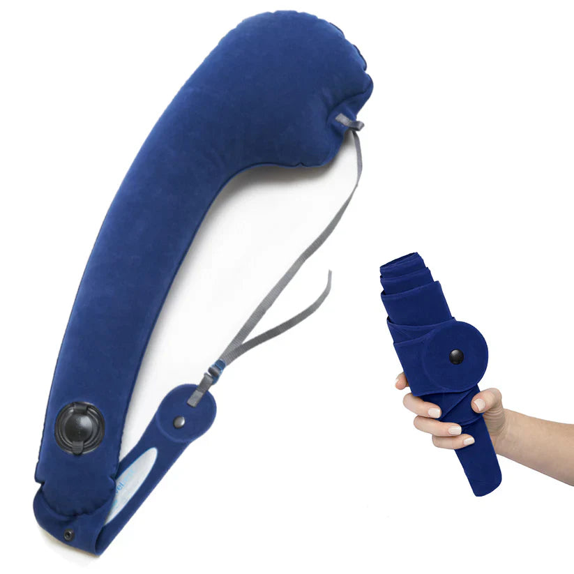 Ergonomic Travel Neck Pillow for Airplane & Car Comfort | Lersk