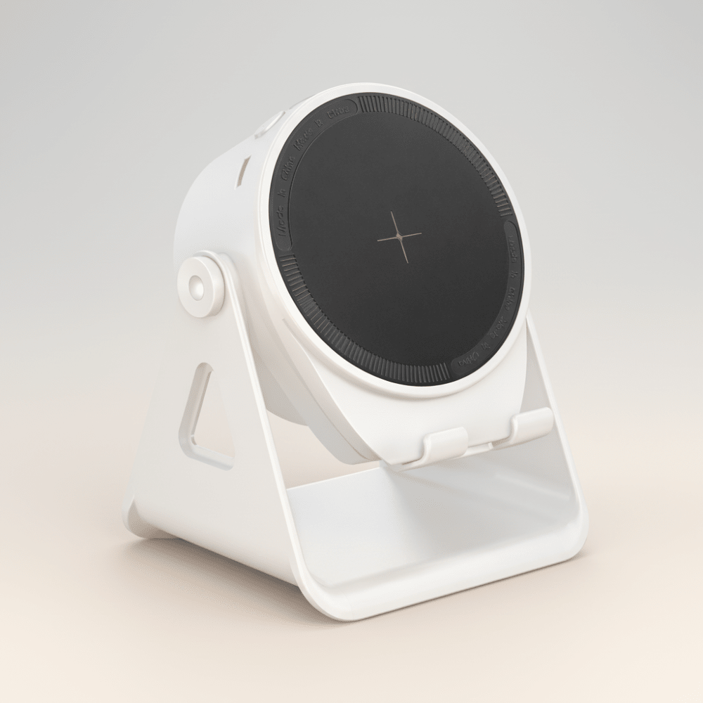 Telefonhalter mit Bluetooth-Lautsprecher und induktiver Powerbank zum Aufladen | Lersk