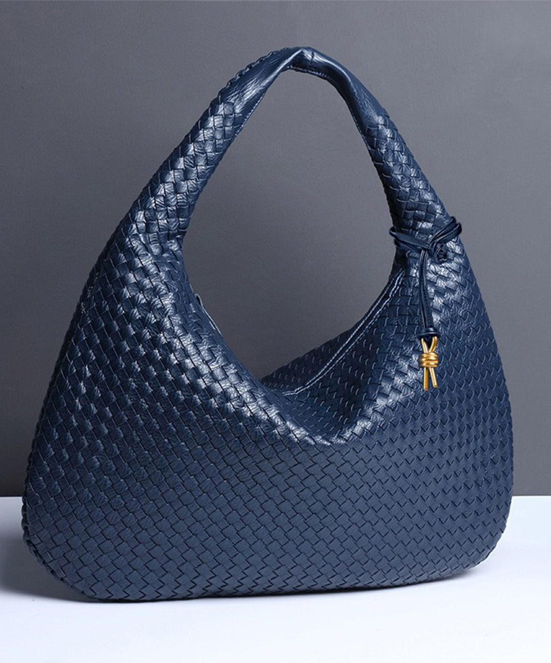 ElyraNova Crimson Vegane Leder-Hobo-Tasche 47x32x21 cm