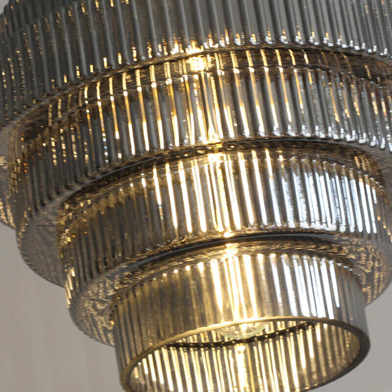 Elara Glass and Brass Bottle Pendant Lamp with Vintage Glow | Lersk