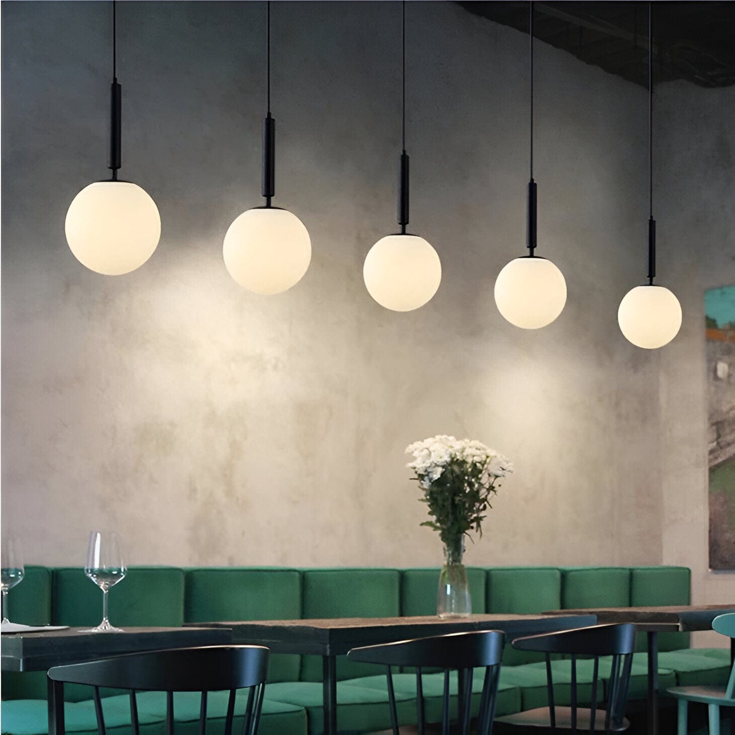 LumaSphere | Glass Orb LED Pendant Lights | Lersk