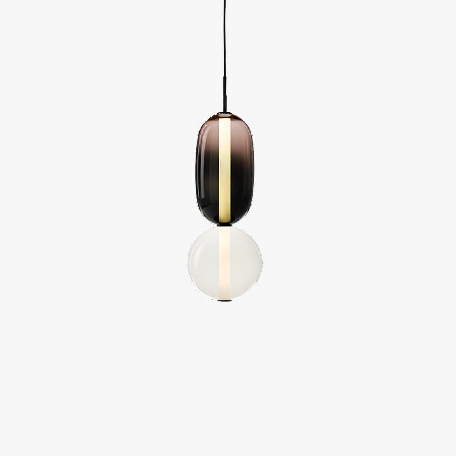 Lampa wisząca LumaWisp Sugar Glass dla ciepłej atmosfery | Lersk