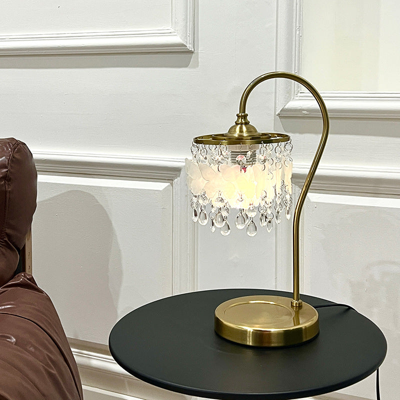 Crystal Table Lamp With Butterfly Detail - Decorative Statement Lighting | Lersk