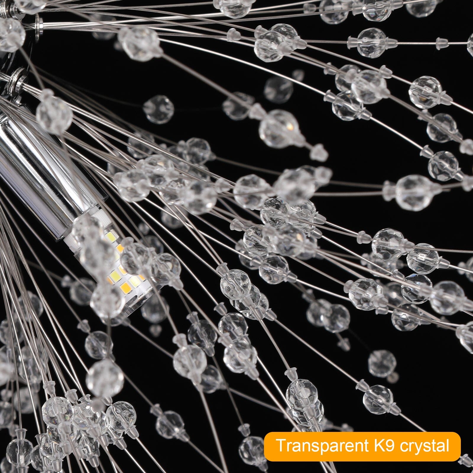 Asterra Modern Crystal Dandelion Pendant Ceiling Light | Lersk