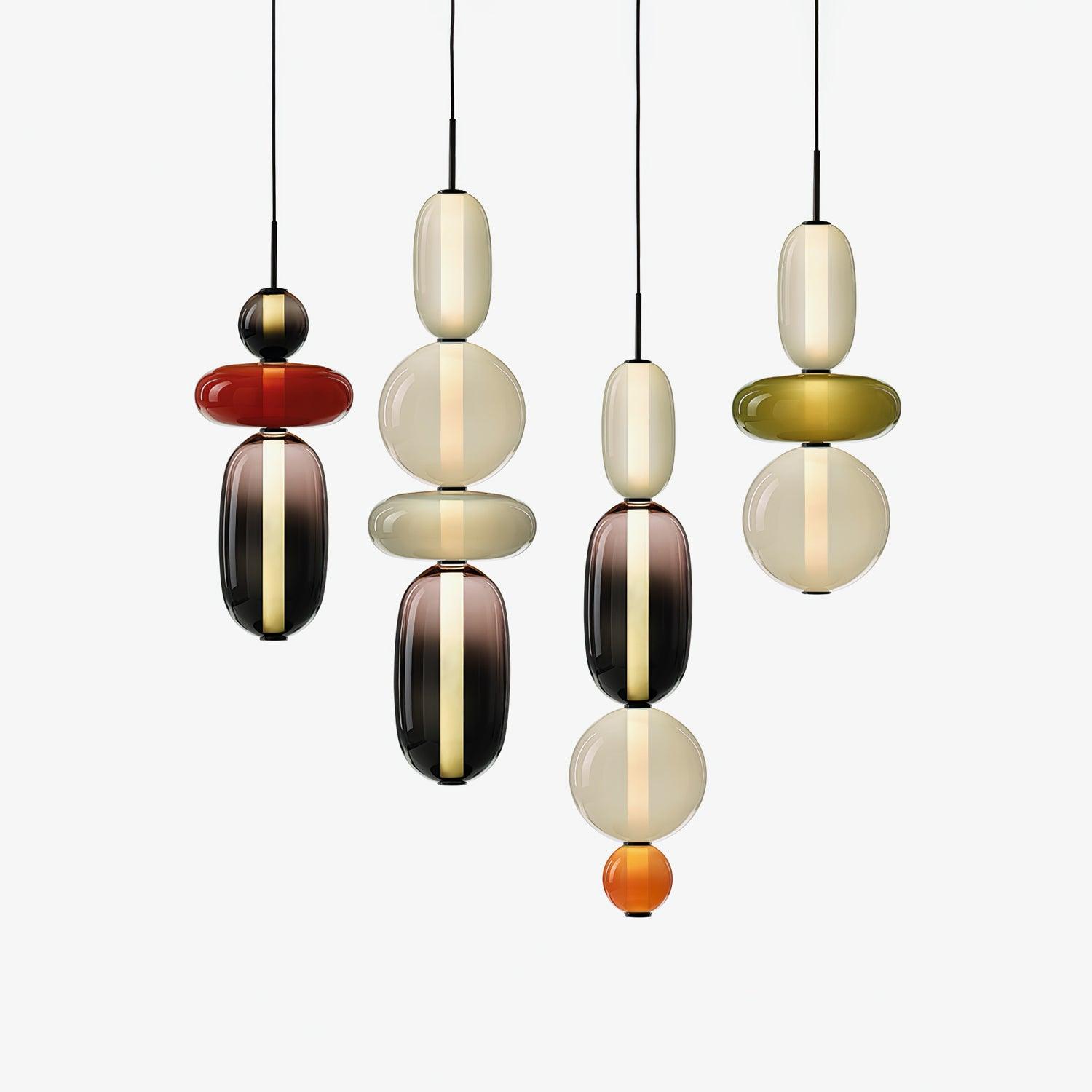 Lampa wisząca LumaWisp Sugar Glass dla ciepłej atmosfery | Lersk
