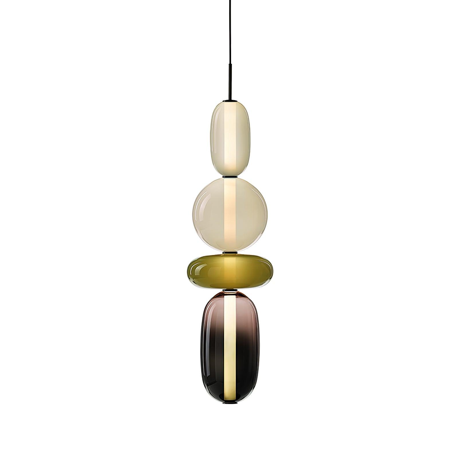 Lampa wisząca LumaWisp Sugar Glass dla ciepłej atmosfery | Lersk