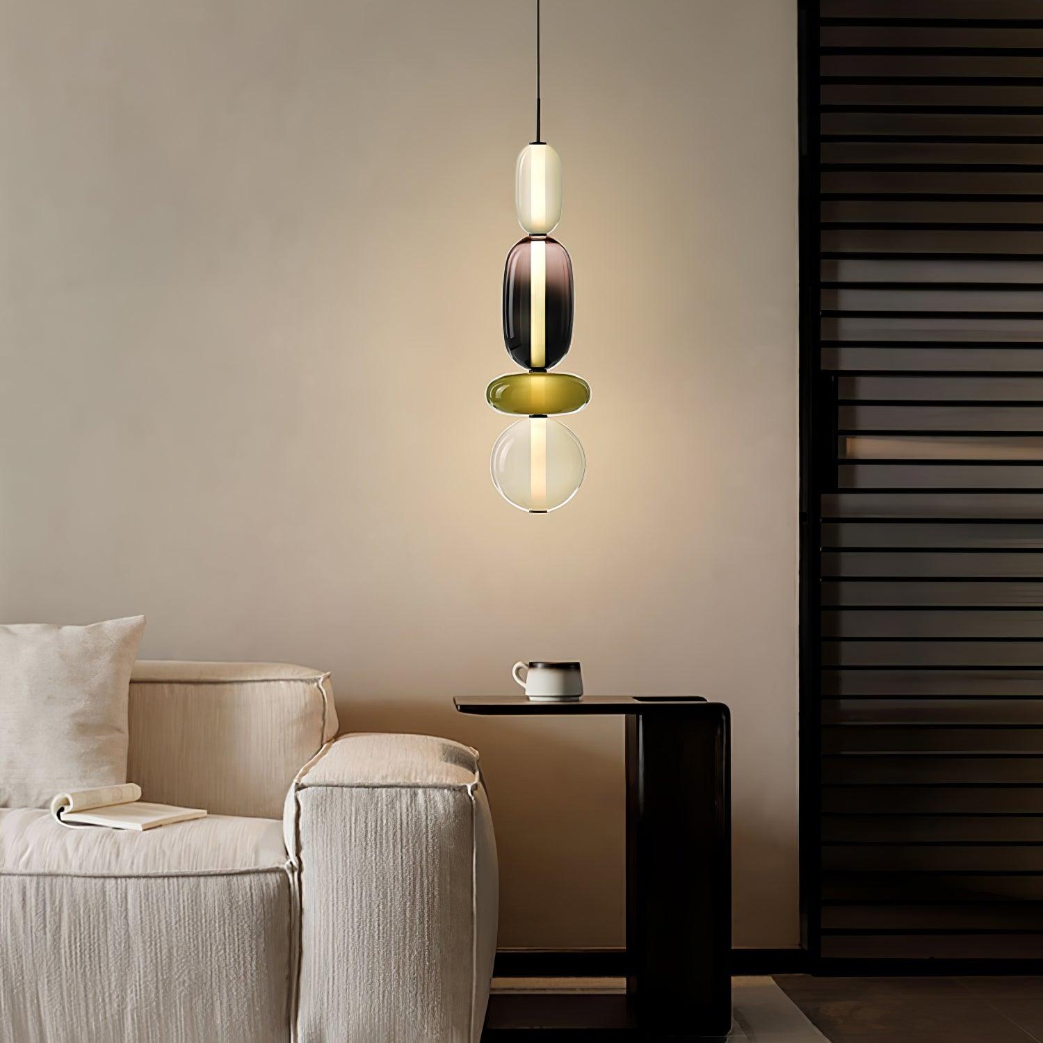 Lampa wisząca LumaWisp Sugar Glass dla ciepłej atmosfery | Lersk