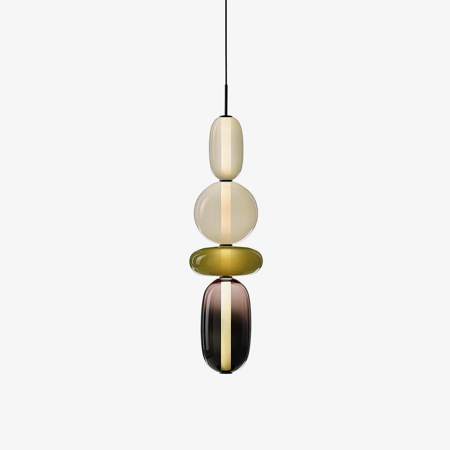Lampa wisząca LumaWisp Sugar Glass dla ciepłej atmosfery | Lersk