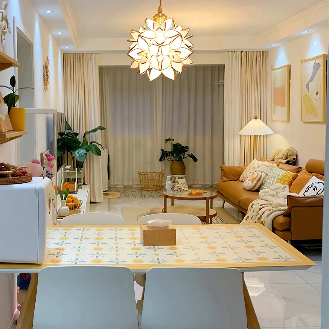 Capiz pendant light lamp | Lersk