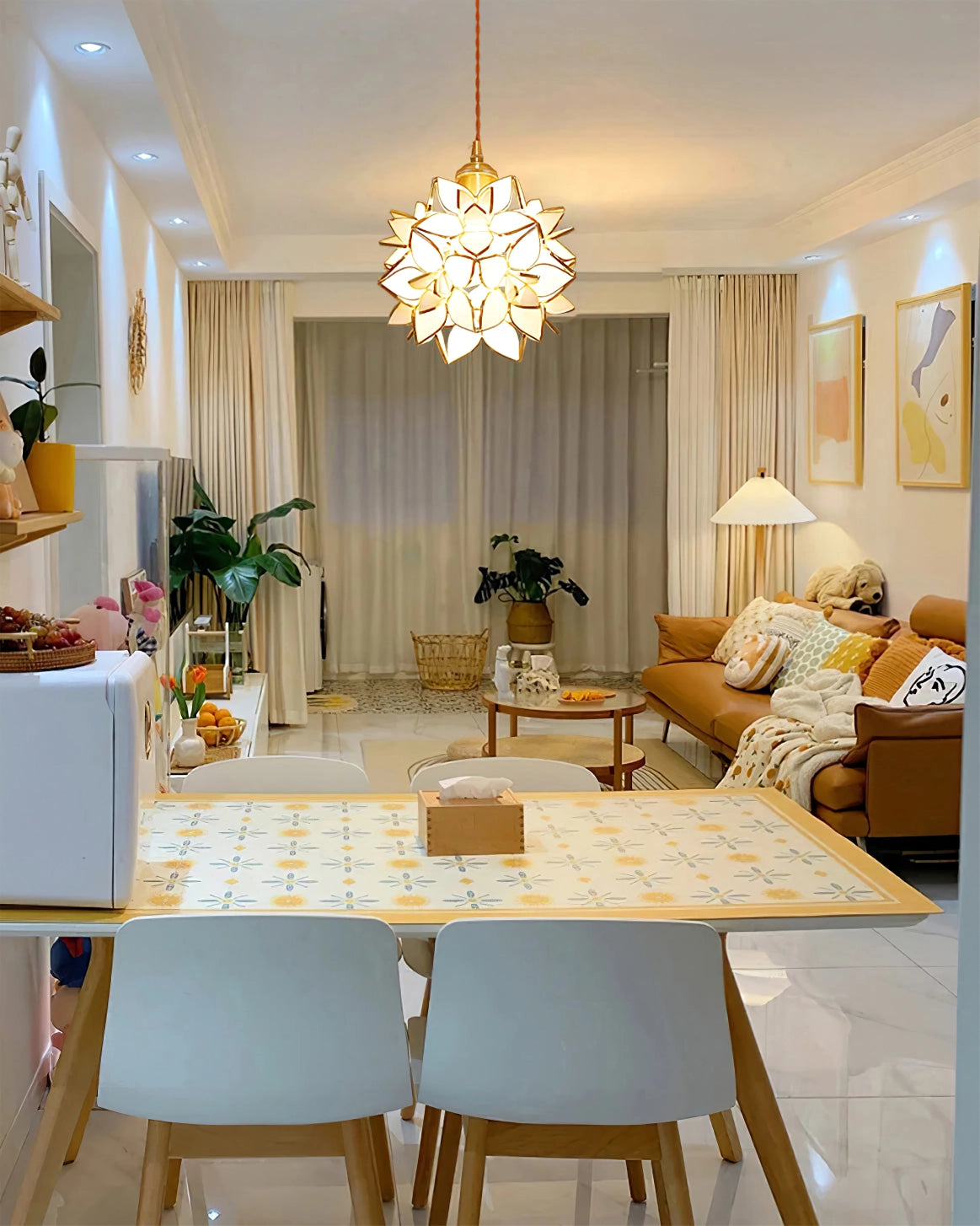 Capiz pendant light lamp | Lersk