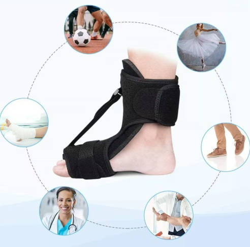 دعامة قدم قابلة للتعديل لدعم الكاحل وراحة المشي الطبيعية للاستخدام نهارًا وليلًا | Lersk