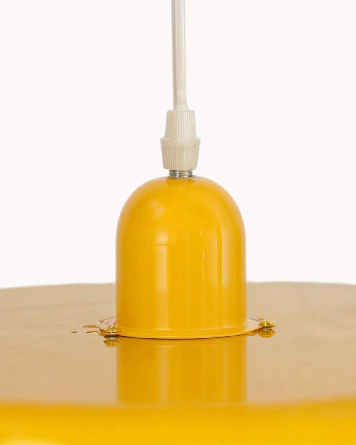 Lampada a sospensione Solara Retro arancione con tocco moderno | Lersk