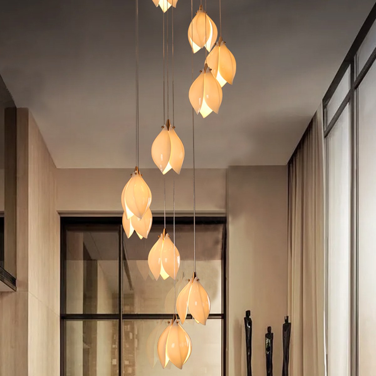 Ceramic Bud Pendant Light for Modern Interiors | Lersk