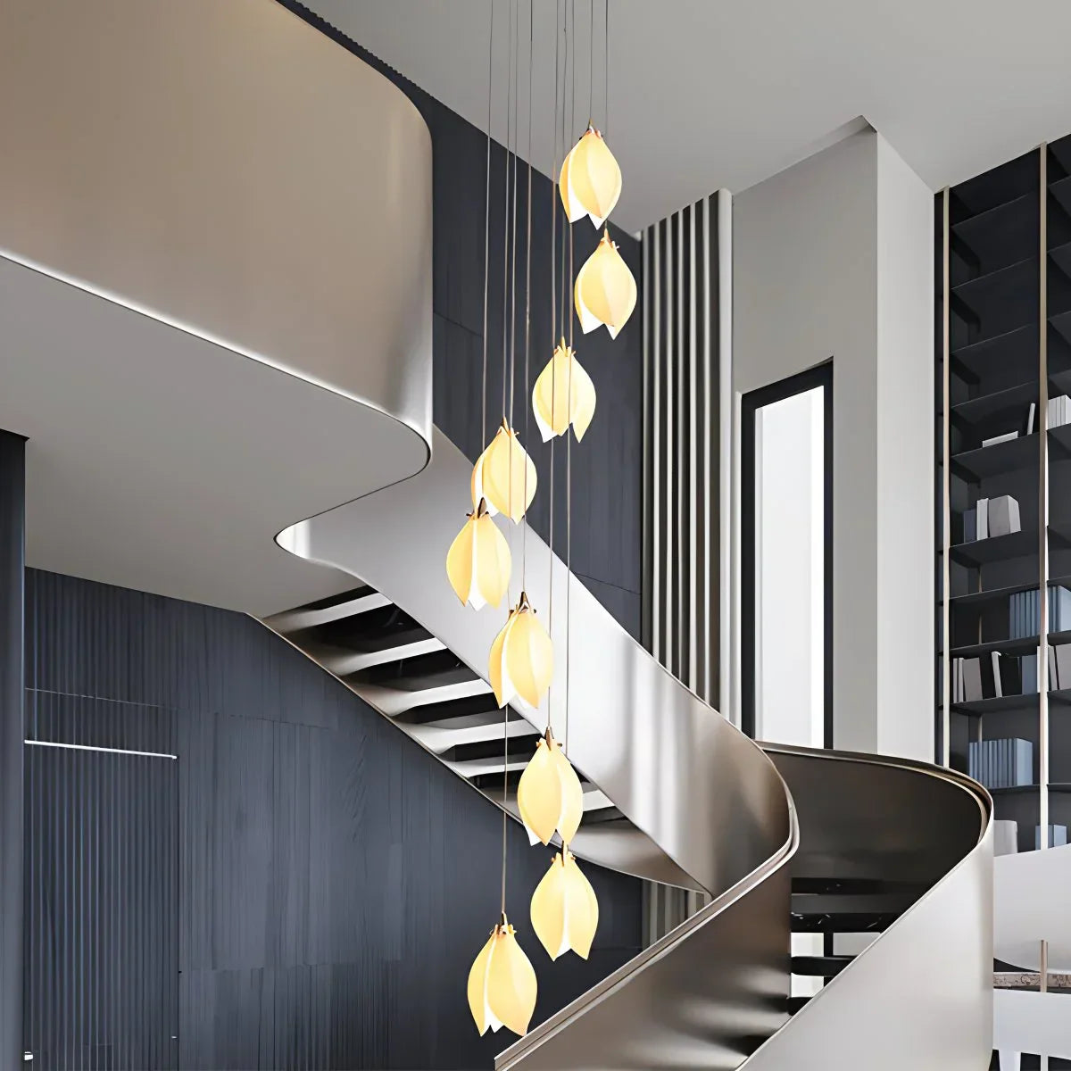 Ceramic Bud Pendant Light for Modern Interiors | Lersk