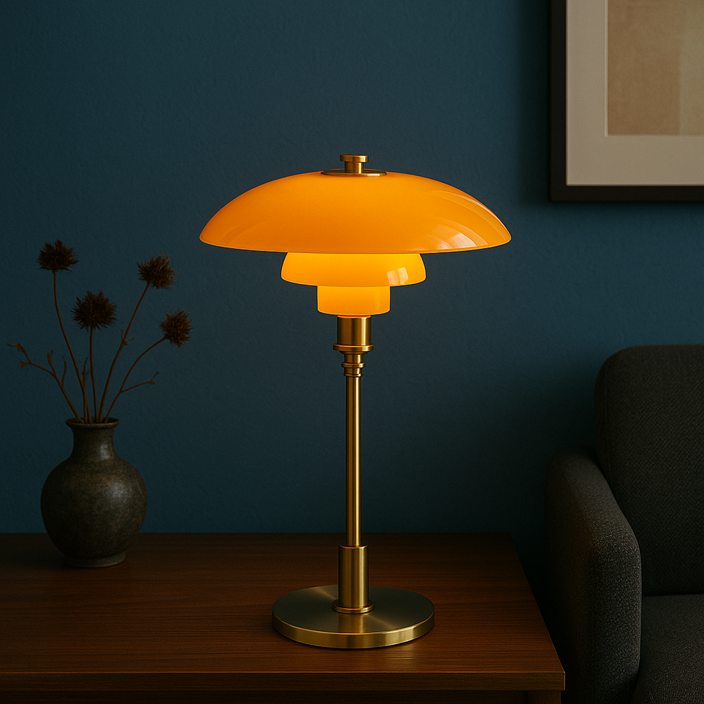 Lampa stołowa LED NovaGlow do sypialni, salonu i czytania | Lersk