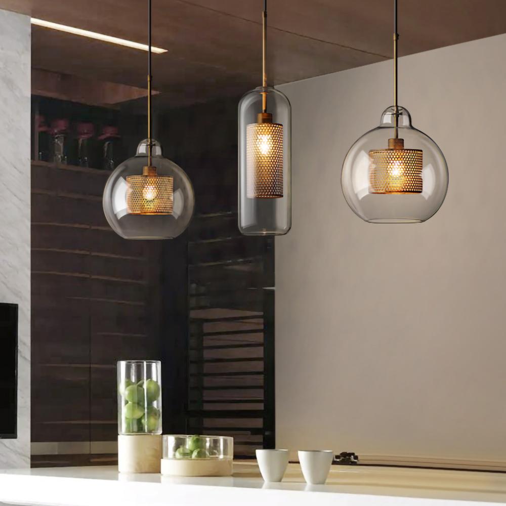 Chiswick Glass Pendant Light for Kitchen Island | Lersk