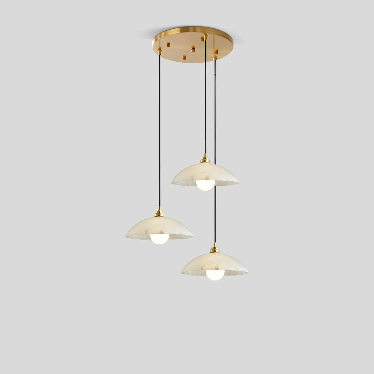 Lámpara colgante Dome Spanish Alabaster para comedor | Lersk