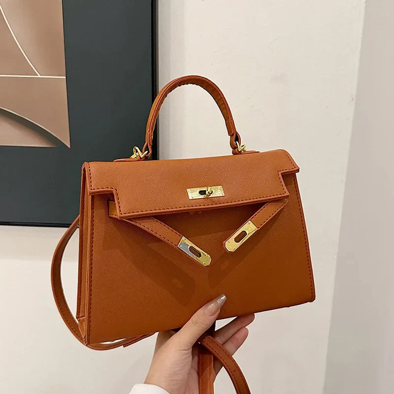 Aurea kožená kabelka přes rameno a crossbody pro ženy na každý den | Lersk