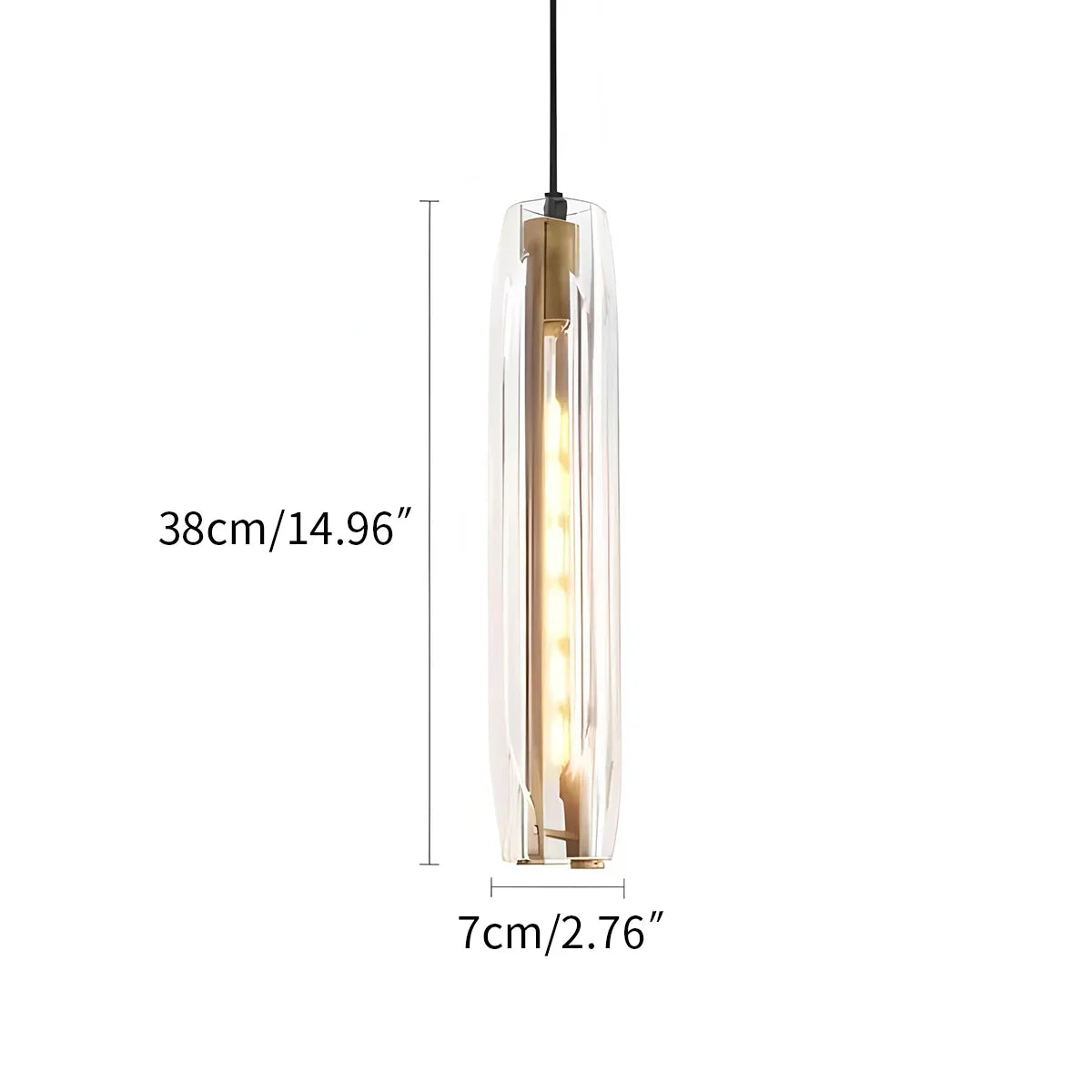 Lámpara Colgante Postmoderna Elegante de Luz de Varilla | Lersk
