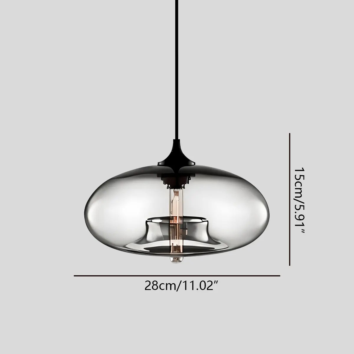 Colorful Glass Pendant Light for Dining Area | Lersk