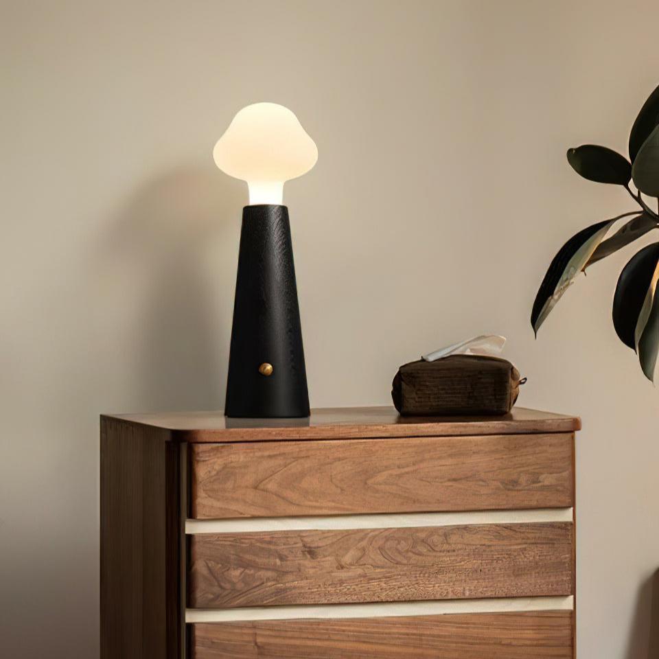 SylvaLume Poetisk Bordlampe Metal Træ Akryl Glød | Lersk