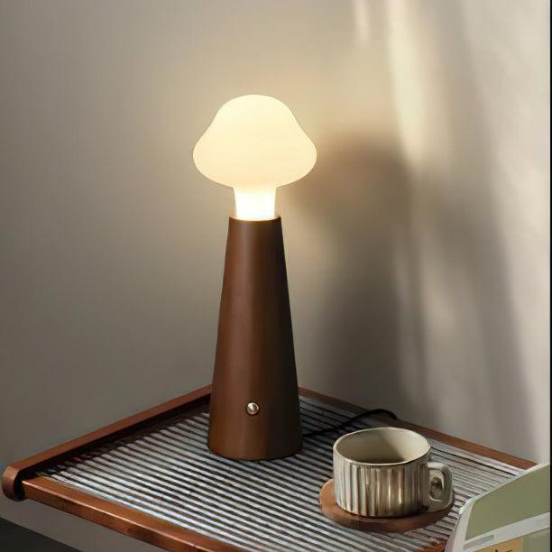 SylvaLume Poetisk Bordlampe Metal Træ Akryl Glød | Lersk
