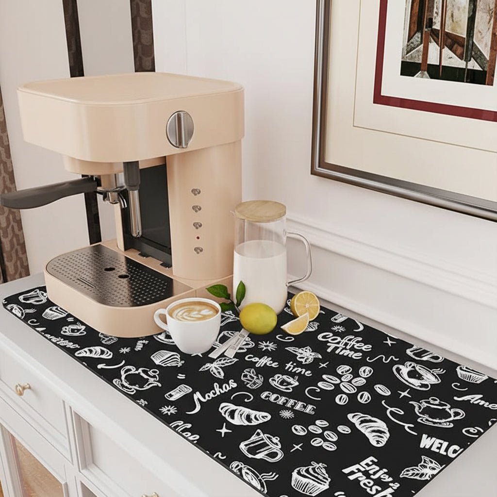 Alfombrilla para barra de café ultra absorbente, de secado rápido, sin manchas, fácil de limpiar | Lersk