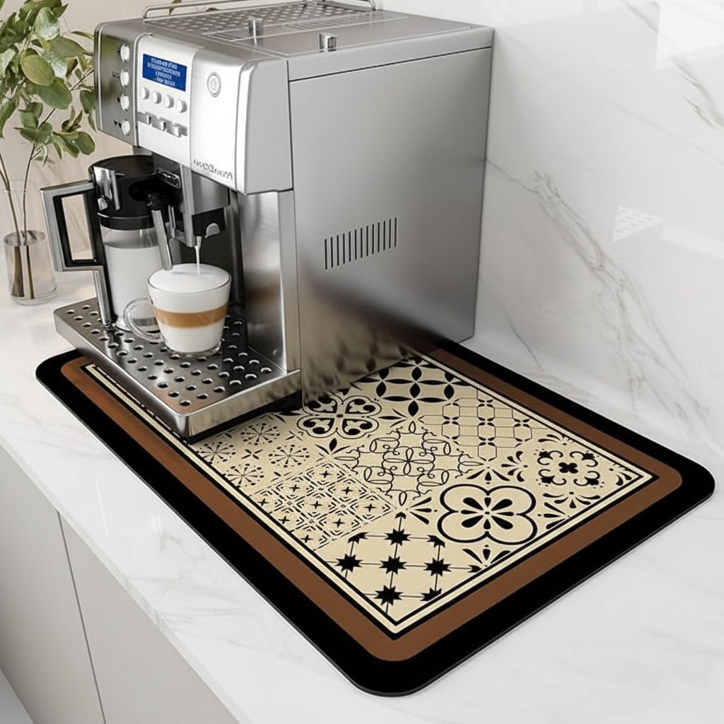 Alfombrilla para barra de café ultra absorbente, de secado rápido, sin manchas, fácil de limpiar | Lersk