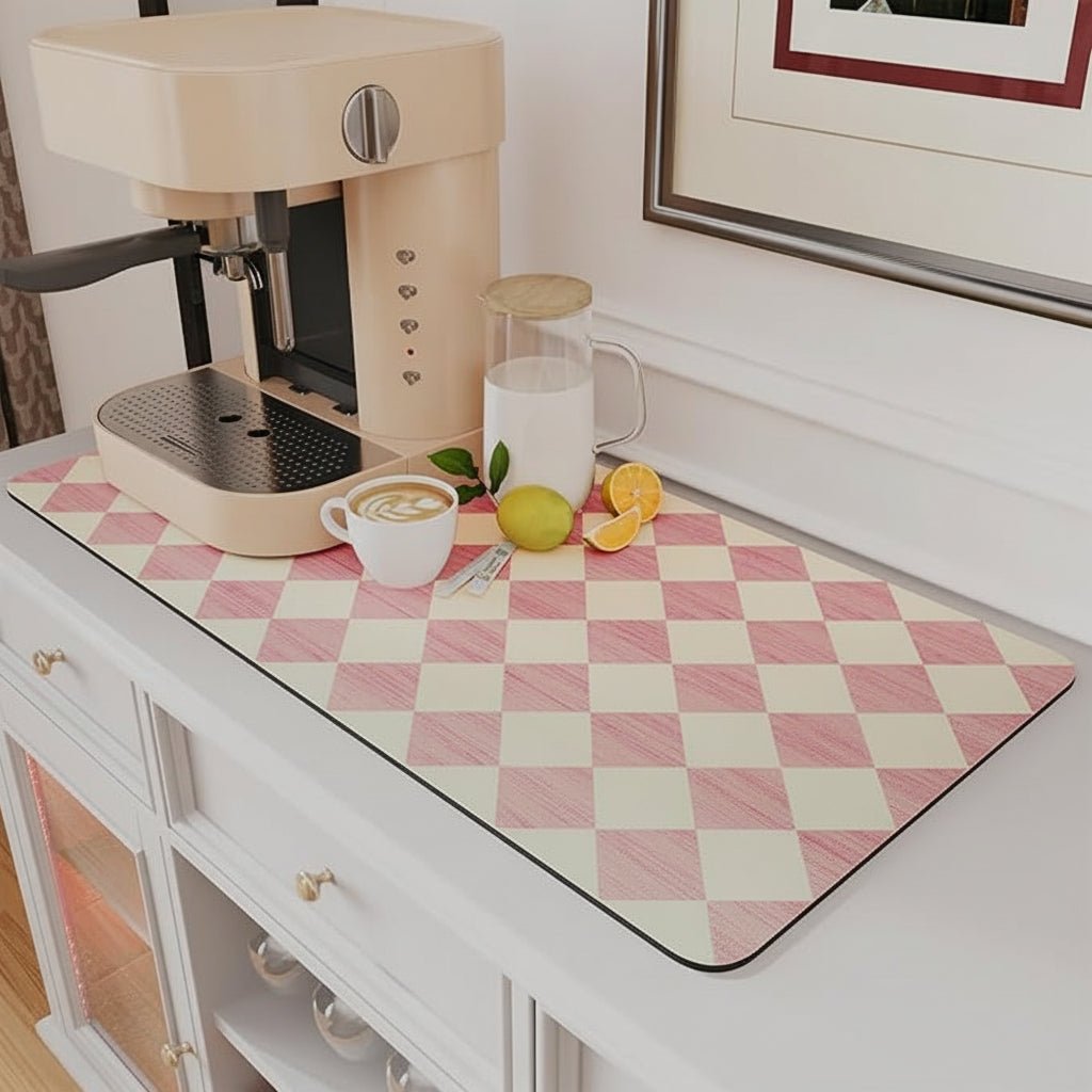 Alfombrilla para barra de café ultra absorbente, de secado rápido, sin manchas, fácil de limpiar | Lersk