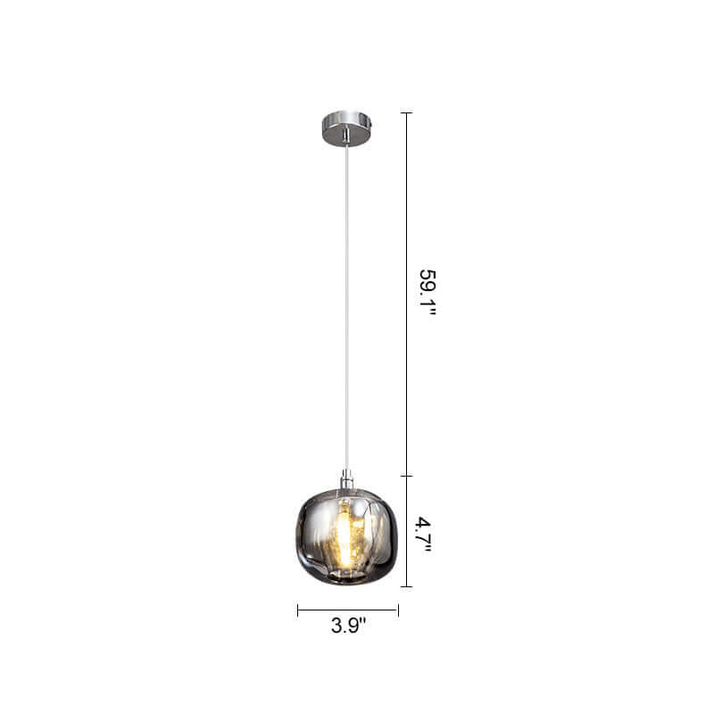 Colored Glass Multi Pendant Chandelier | Lersk