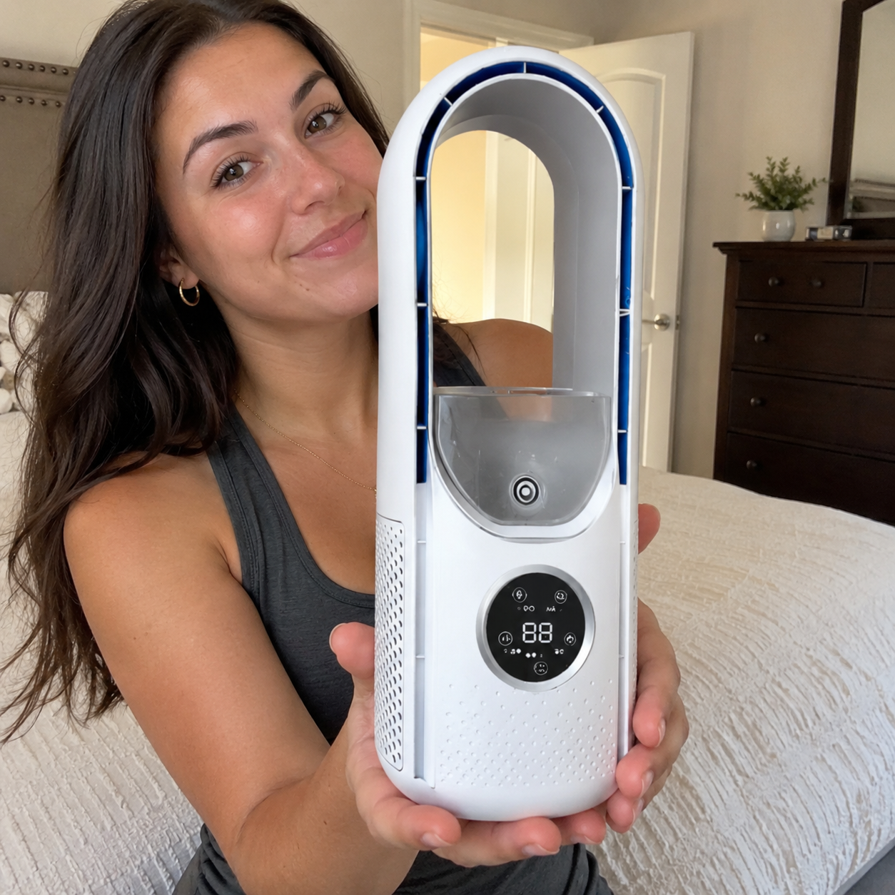Cooling Fan Bladeless Portable Air Conditioner | Lersk