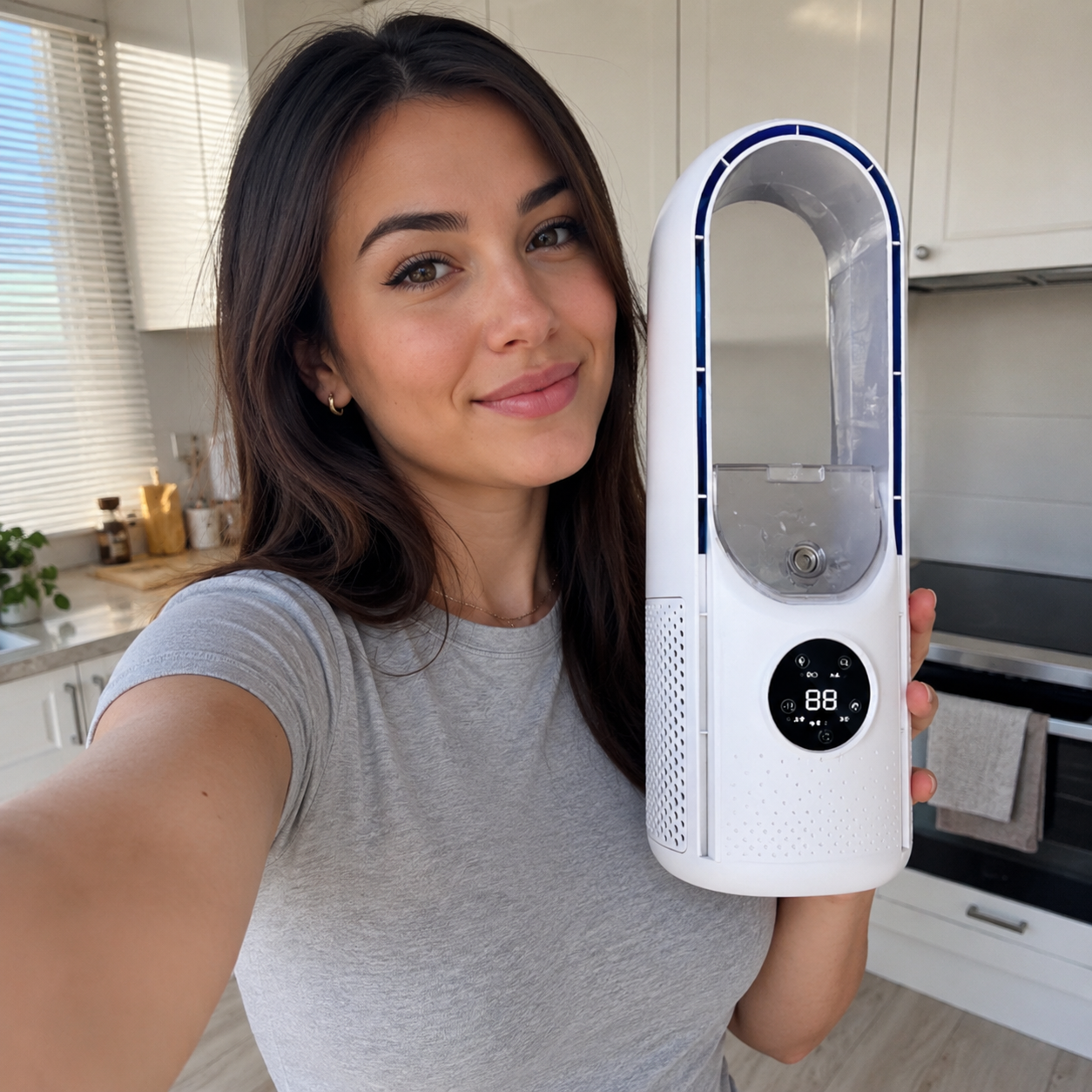 Cooling Fan Bladeless Portable Air Conditioner | Lersk