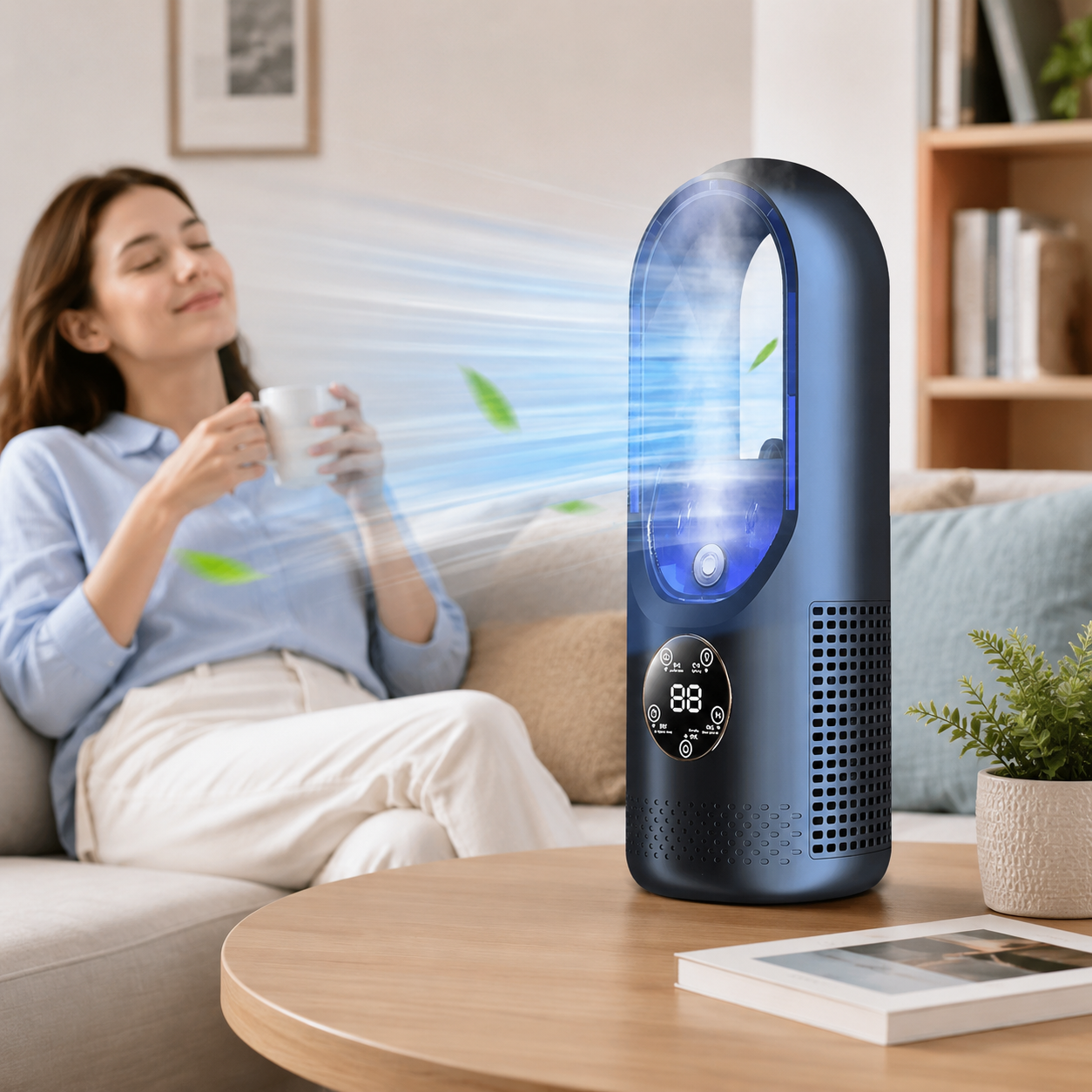 Přenosná klimatizace Lersk, energeticky úsporná mini